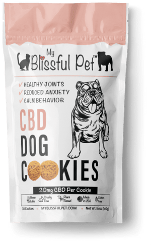 CBD Dog Cookies - THC free - My Blissful Pet