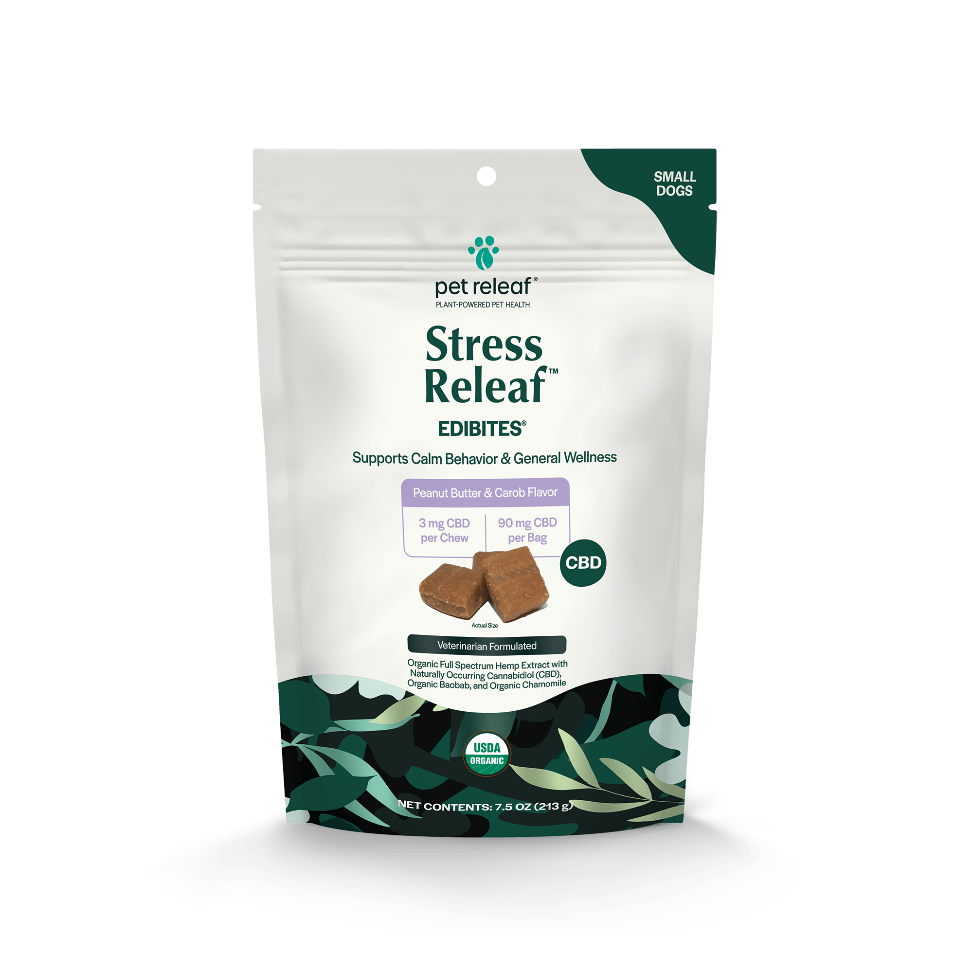 Stress Releaf PB Carob Organic Edibites